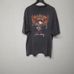 1982年コピーライト入 USA製 ハーレーダビッドソン TEE XL フェード 