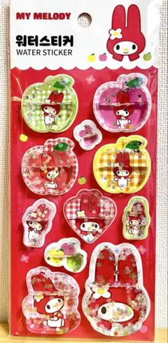 【期間限定値下げ】韓国限定マイメロ50周年ウォーターシール