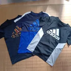 adidas キッズTシャツ 150cm 3着セット
