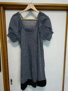 ※再値下げ※　スナオクワハラ　sunaokuwahara　パフスリーブワンピース