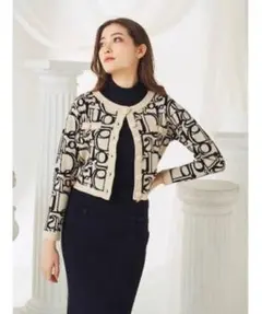 Darich Darlingパターンニットカーディガン