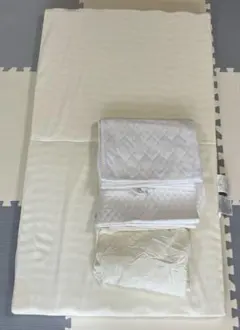 京都西川 ベビー用 敷布団 パッド 防水シーツ シーツ 4点セット 70×120のサムネイル
