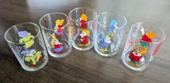 7人の小人 キャラクターグラス 5個セット