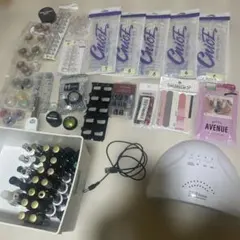 ジェルネイル用品セット UV LEDランプ付き
