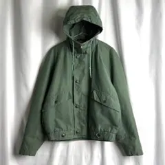 80s Calvin Klein ナイロン フーデッド ジャケット M ブルゾンのサムネイル
