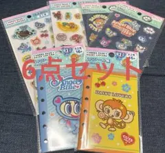 エンジェルブルー エポキシシール ファブリックステッカー シール帳 6点セット
