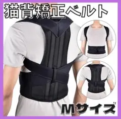 猫背矯正ベルト M 姿勢サポーター 腰痛改善 姿勢矯正 美姿勢 背筋 肩こり