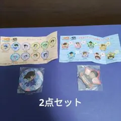 コナン×くら寿司　缶バッジ＆マグネットシート　2点セット