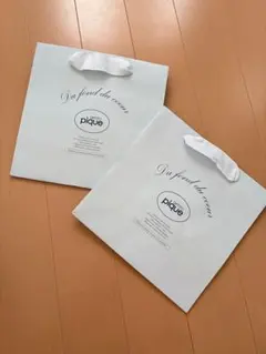 gelato pique ショップ袋 大 2枚セット