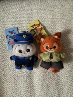 【即購入OK】ズートピア マスコット 2点SET MINISO限定