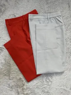 新品PLST ハイストレッチリネンカーゴパンツ Mグレー - メルカリ