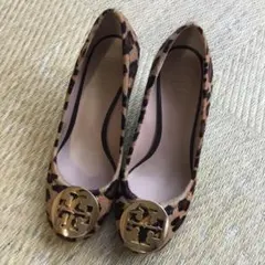 TORY BURCH レオパード柄 ウェッジソール パンプスのサムネイル