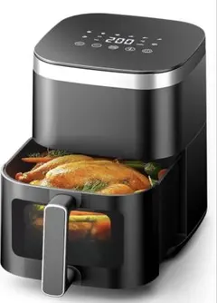 MoKo ノンフライヤー 4L＋1.5L ガラス容器 - メルカリ