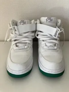 NIKE AIR FORCE 1 ホワイト グリーン ハイカット