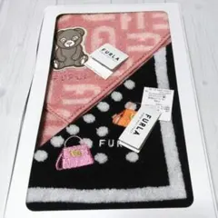 FURLA タオルハンカチセット クマとバッグ刺繍