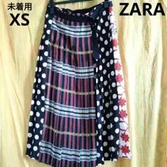 未使用 ZARA ラップスカート プリーツスカート レディースXS