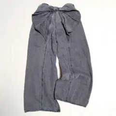 ロデオクラウンズ ビッグリボンデニムパンツ リボン デニム M ワイドシルエット