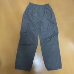 GUパラシュートカーゴパンツ　グレー　S