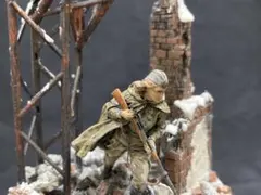 ミリタリージオラマ 8.8cm対空砲 フィギュアセット - メルカリ