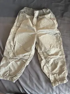 110サイズ ベージュ ロングパンツ