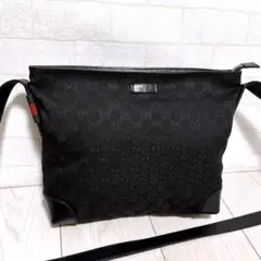 『美品』GUCCI(グッチ)ショルダーバッグ キャンバス