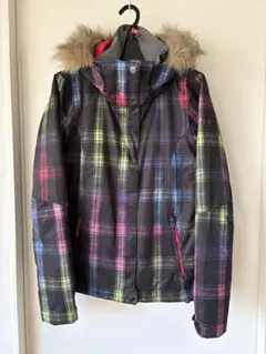 【美品】 Roxy スノーボードウェア　ジャケット　チェック