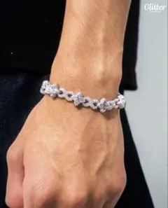 Diamond Infinity Four Leaf Bracelet