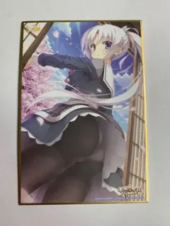 千恋*万花 ミニ色紙 ゆずソフトコラボカフェミニ色紙　サイン有 希少 ゆずソフト 千恋*万花 田心屋 馬庭芦花 むりりん先生描き下ろし