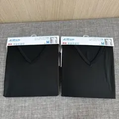 ユニクロ エアリズム VネックT 半袖 Mサイズ