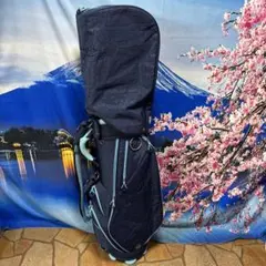 寶BX-1217 【美品】トランスコンチネンツ キャディバッグ ネイビーのサムネイル
