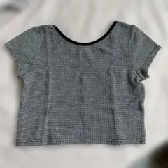 FREE'S MART クロップド丈 Tシャツ 黒のサムネイル