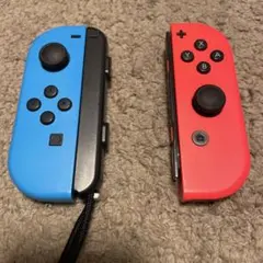 ジャンク品　任天堂 Nintendo Switch 純正　ジョイコン 青赤