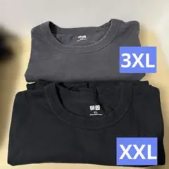 ユニクロユー　クルーネックT 2枚セット　XXL 3XL