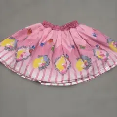 美品　ディズニープリンセス フリルスカート　110