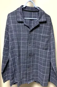 新品☆長袖パジャマ チェック柄 ネイビー 最終値下げ
