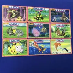 2月カード祭り　ポケットモンスターアドバンスジェネレーション9枚のセット