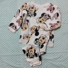 ミニーマウス プリント トレーナー 100cm