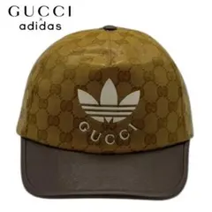 未使用級✨ タグ付保存袋付✨GUCCI×adidas キャップ コラボ GG柄 2025年最新】gucci adidas キャップの人気アイテム - メルカリ