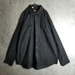 美品 ダントン ラウンドカラー プルオーバー コットンシャツ ネイビー 