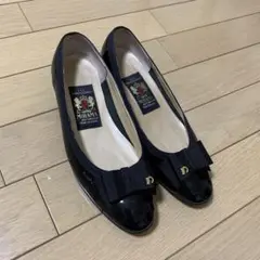 新品未使用 極美品 ミハマ リボン パンプス 紺 エナメル 本革 撥水加工 2025年最新】Yahoo!オークション -ミハマ(パンプス)の中古品