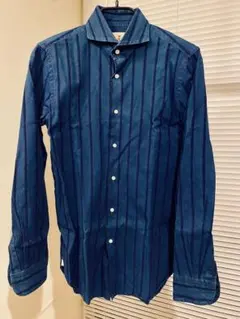 GUY ROVER シャツ S ダークブルー