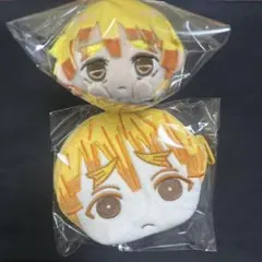 鬼滅の刃 我妻善逸 もちころりん おまんじゅうふかふかポーチ 2点セット