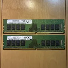 Samsung デスクトップ用メモリ 16GB - 3200 2枚セット - メルカリ