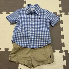 Ralph Lauren 半袖シャツとショートパンツ 12M