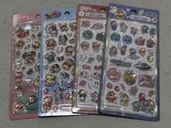 海外公式　正規品　クレヨンしんちゃん 立体シール 4枚セット　しんちゃん