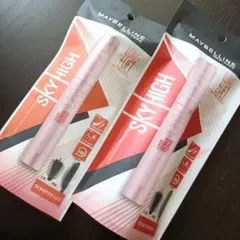 メイベリン スカイハイ マスカラ 2本セット あさやけルビー ゆうやけオレンジ