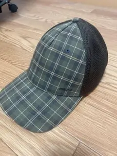RLX チェック柄トラッカーキャップ