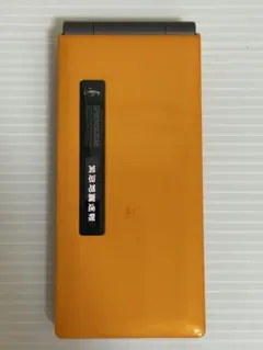 【美品】CASIO CA007 カシオ 携帯 （オレンジ）ペンギン 充電コード付