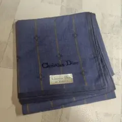 Christian Dior ハンカチ ブルー ストライプのサムネイル