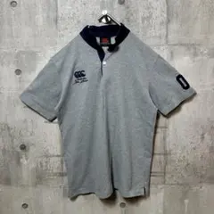 ★Canterbury★カンタベリー ラグビーポロシャツ L ラガーシャツ